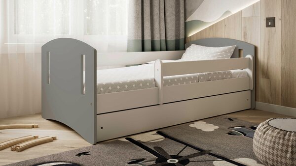 POSTEL PRO DĚTI A MLÁDEŽ 80/140 cm, šedá, bílá MID.YOU - Dětské pokoje sestavy, Online Only