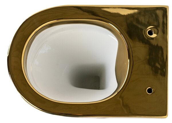 BPS-koupelny Podomítkový modul Geberit DuoFix s WC mísou MU-GL-WH-RIM-03 + ovládací tlačítko Delta 50 chrom