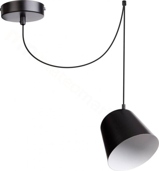 Závěsné moderní osvětlení JAWA, 1xE27, 60W, černé