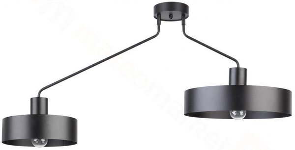 Závěsné moderní osvětlení JUMBO, 2xE27, 60W, černé