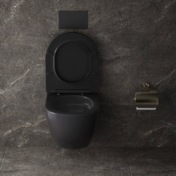BPS-koupelny Podomítkový modul Geberit DuoFix s WC mísou NO-MTB-03 + ovládací tlačítko Delta 20 chrom