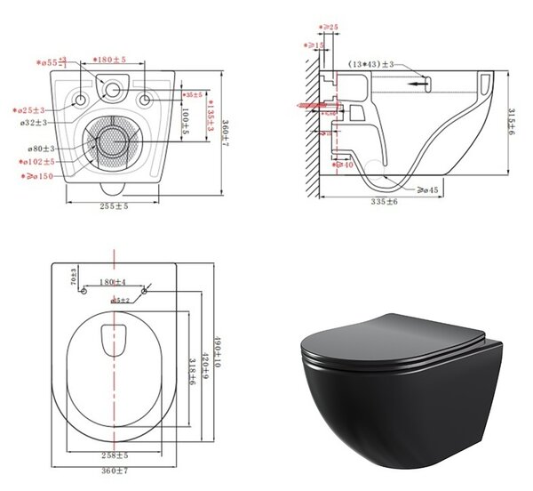 BPS-koupelny Podomítkový modul Geberit DuoFix s WC mísou NO-MTB-03 + ovládací tlačítko Delta 20 chrom