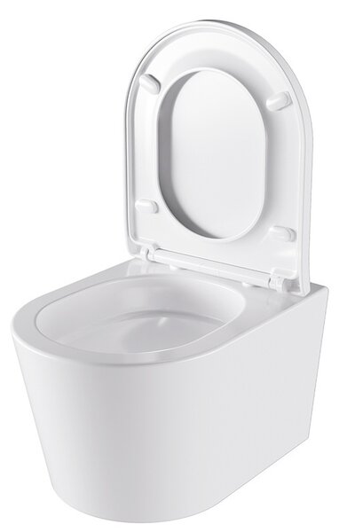 BPS-koupelny Podomítkový modul Geberit DuoFix s WC mísou EL-WH-02 + ovládací tlačítko Delta 50 černá lesk
