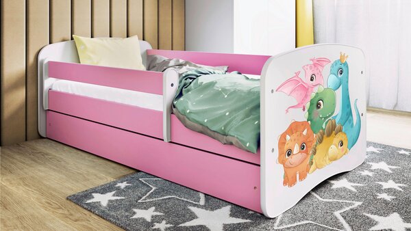 POSTEL PRO DĚTI A MLÁDEŽ 80/160 cm, bílá, pink MID.YOU - Dětské pokoje sestavy, Online Only