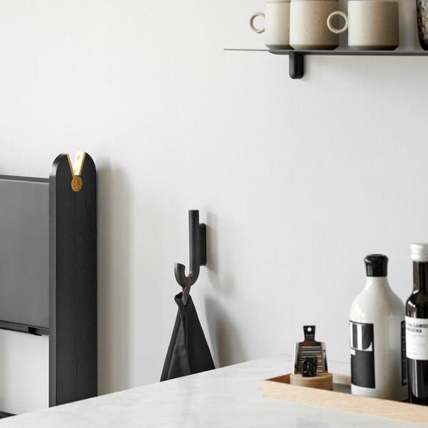 GEJST Dřevěný háček Hook Black Oak/Black - Mini GT138