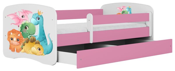 POSTEL PRO DĚTI A MLÁDEŽ 80/160 cm, bílá, pink MID.YOU - Dětské pokoje sestavy, Online Only