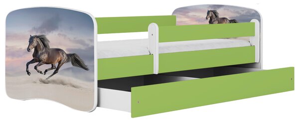 POSTEL PRO DĚTI A MLÁDEŽ 80/160 cm, zelená, bílá MID.YOU - Dětské pokoje sestavy, Online Only