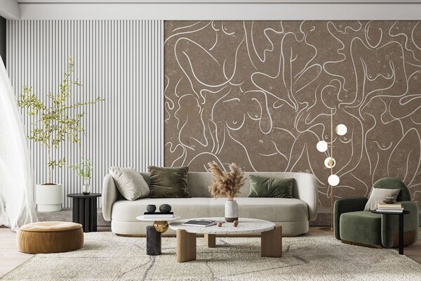 Fototapeta Skupina ženských postav, Designové fototapety na zeď, Populární fototapety, w03756 - Tapeko.co.cz