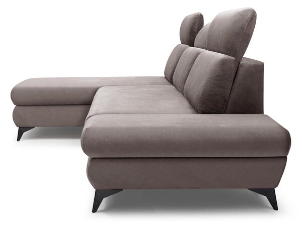 Rohová sedací souprava Titan (šedá) (L). Akce -25%