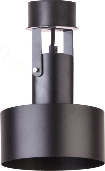 Stropní bodové industriální osvětlení RIF, 1xE27, 60W, 15cm, kulaté, černé