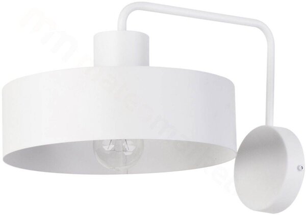 Nástěnné industriální osvětlení VASCO, 1xE27, 60W, bílé