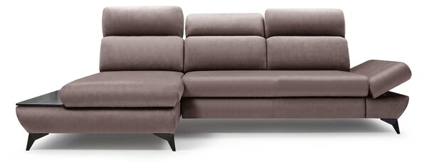 Rohová sedací souprava Titan (šedá) (L). Akce -25%