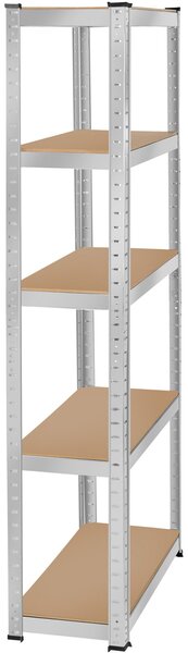 Tectake Regál - 180 x 90 x 40 cm, 1250 kg