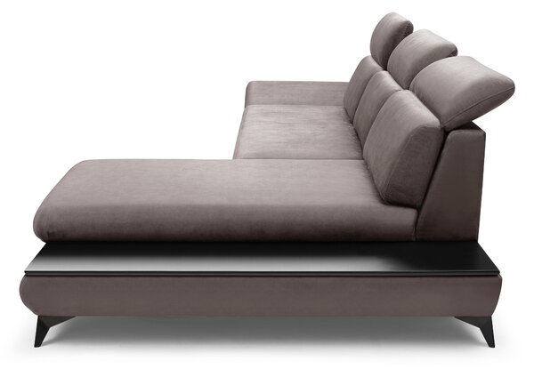 Rohová sedací souprava Titan (šedá) (P). Akce -25%