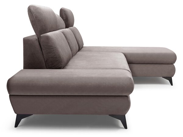 Rohová sedací souprava Titan (šedá) (P). Akce -25%