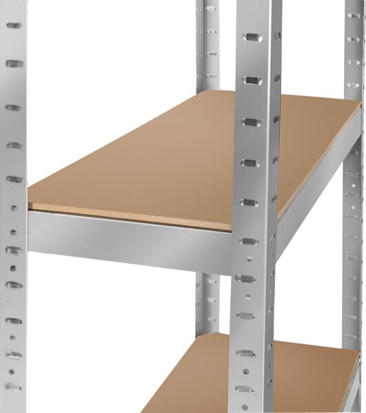 Tectake Regál - 180 x 75 x 30 cm, 350 kg