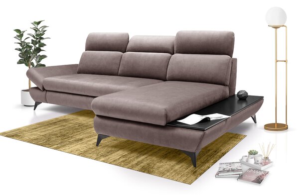 Rohová sedací souprava Titan (šedá) (P). Akce -25%