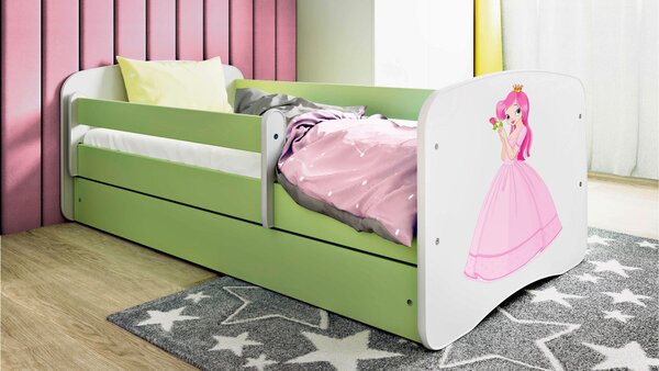 POSTEL PRO DĚTI A MLÁDEŽ 80/160 cm, zelená, bílá MID.YOU - Dětské pokoje sestavy, Online Only