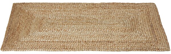 Tectake Ručně tkaný koberec Glim z juty, boho styl - 60 x 110 cm