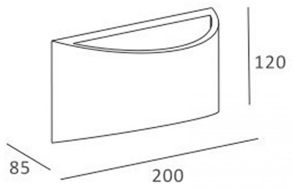 Deko-Light Kapego nástěnné přisazené svítidlo Arianna II 220-240V AC/50-60Hz G9 1x max. 25,00 W 200 mm šedá 341187