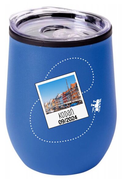 Vlastní text na cestovatelský termohrnek "bowl"