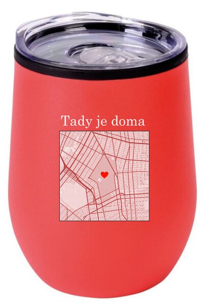 Personalizovaný termohrnek "bowl" s mapou