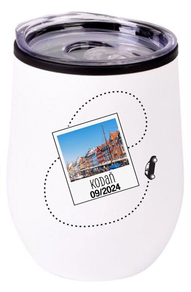 Vlastní text na cestovatelský termohrnek "bowl"