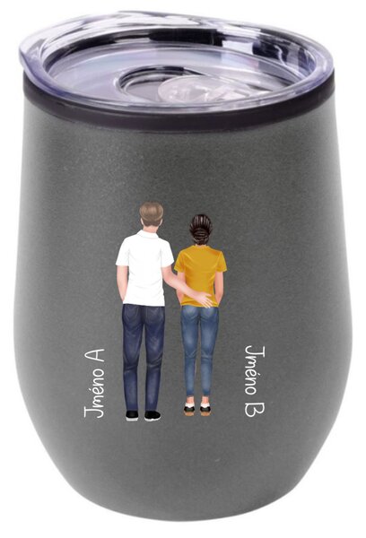 Personalizovaný termohrnek "bowl" s párem