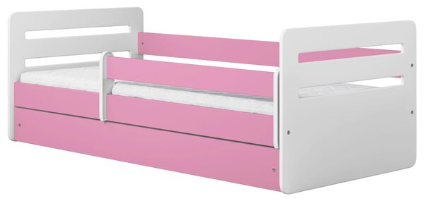 POSTEL PRO DĚTI A MLÁDEŽ 80/140 cm, bílá, pink MID.YOU - Dětské pokoje sestavy, Online Only