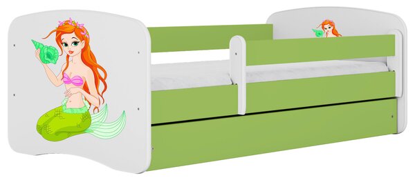 POSTEL PRO DĚTI A MLÁDEŽ 80/160 cm, zelená, bílá MID.YOU - Dětské pokoje sestavy, Online Only