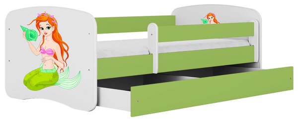 POSTEL PRO DĚTI A MLÁDEŽ 80/160 cm, zelená, bílá MID.YOU - Dětské pokoje sestavy, Online Only