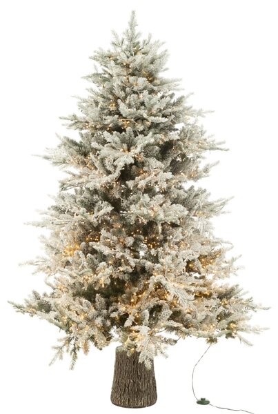 Umělý vánoční strom s LED světlem J-line Rija 210 cm
