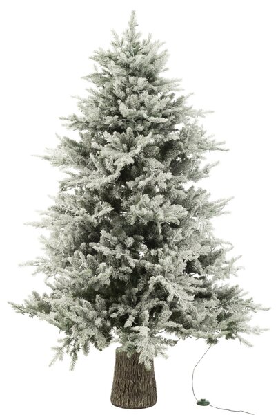 Umělý vánoční strom s LED světlem J-line Rija 210 cm