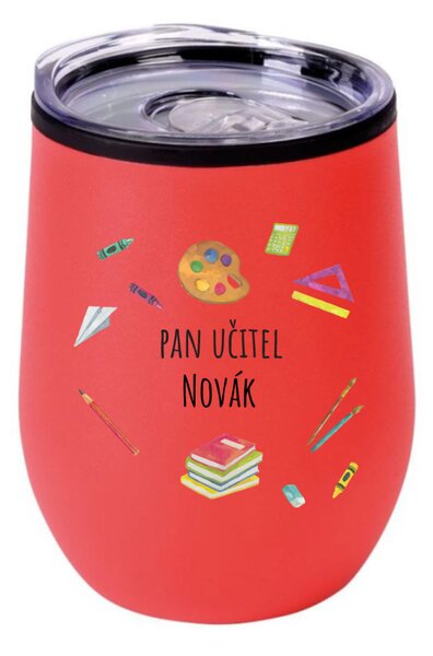Personalizovaný termohrnek "bowl" pro paní učitelku/pana učitele (pomůcky)