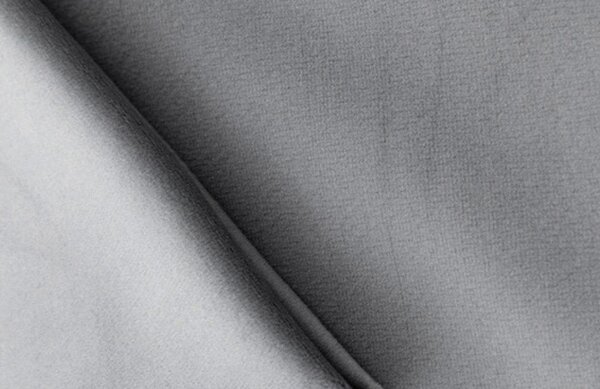 Maison de Rêve Šedá sametová dvoulůžková postel SWANKY 160 x 200 cm s úložným prostorem