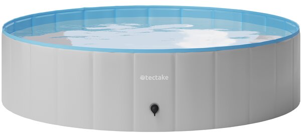 Tectake Skládací bazén pro psy Nele, s přípojkou na hadici - 120 cm