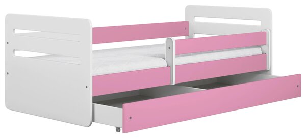 POSTEL PRO DĚTI A MLÁDEŽ 80/140 cm, bílá, pink MID.YOU - Dětské pokoje sestavy, Online Only
