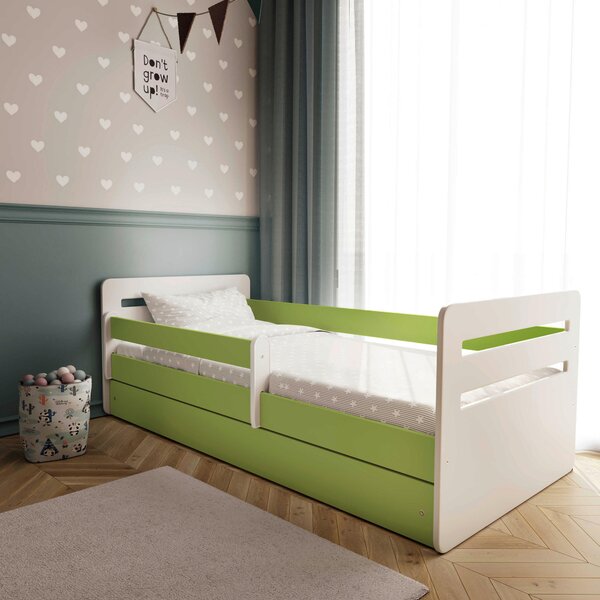 POSTEL PRO DĚTI A MLÁDEŽ 80/140 cm, zelená, bílá MID.YOU - Dětské pokoje sestavy, Online Only