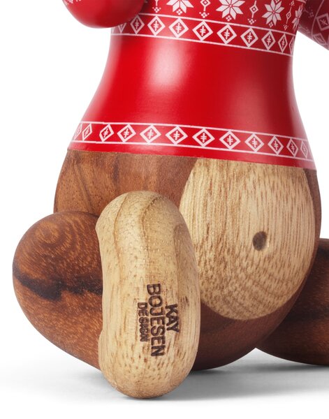 Dřevěná opička Monkey Christmas Jumper 2024 Small