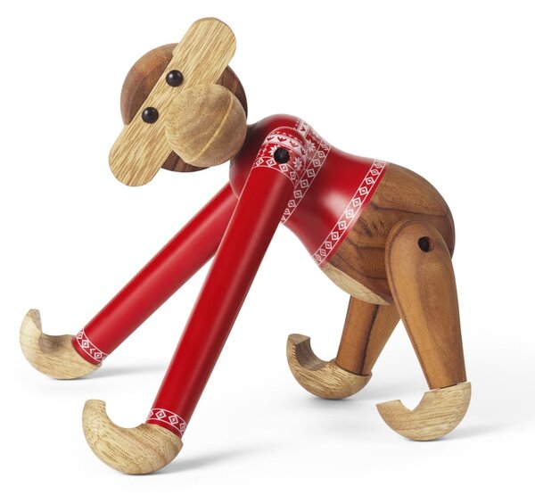 Dřevěná opička Monkey Christmas Jumper 2024 Small