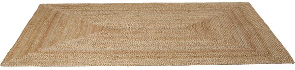 Tectake Ručně tkaný koberec Glim z juty, boho styl - 160 x 230 cm