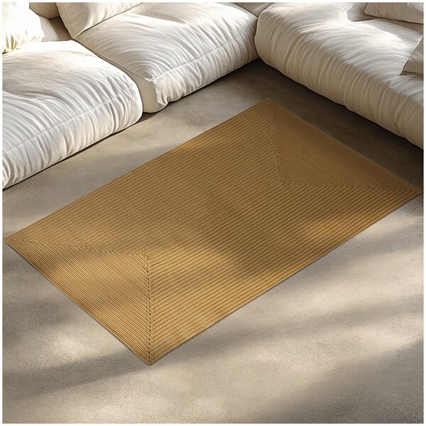Tectake Pletený koberec Raya v jutovém vzhledu,pro vnitřní i venkovní použití - 80 x 150 cm