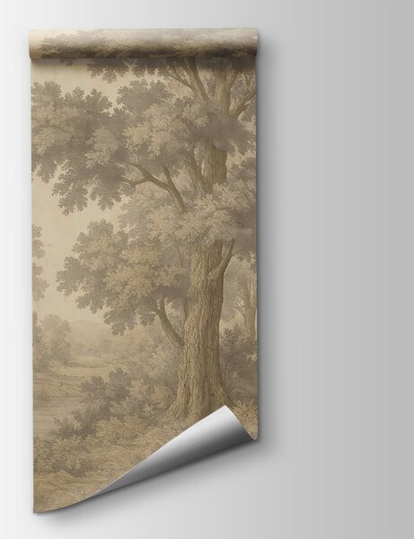 Fototapeta Krajina se stromy a řekou, Přírodní fototapety, Populární fototapety, w03822v2 - Tapeko.co.cz