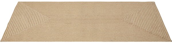 Tectake Pletený koberec vibe z juty, boho styl - 80 x 150 cm
