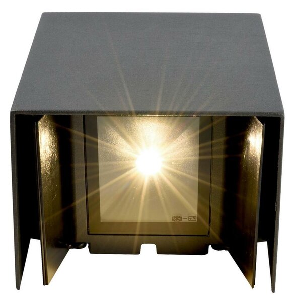 Deko-Light KapegoLED nástěnné přisazené svítidlo Arcturus II 220-240V AC/50-60Hz 6,00 W 3000 K 200 lm 140 mm tmavěšedá 731100