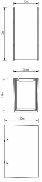Deko-Light KapegoLED nástěnné přisazené svítidlo Arcturus I 220-240V AC/50-60Hz 6,00 W 3000 K 200 lm 79 mm tmavěšedá 731099