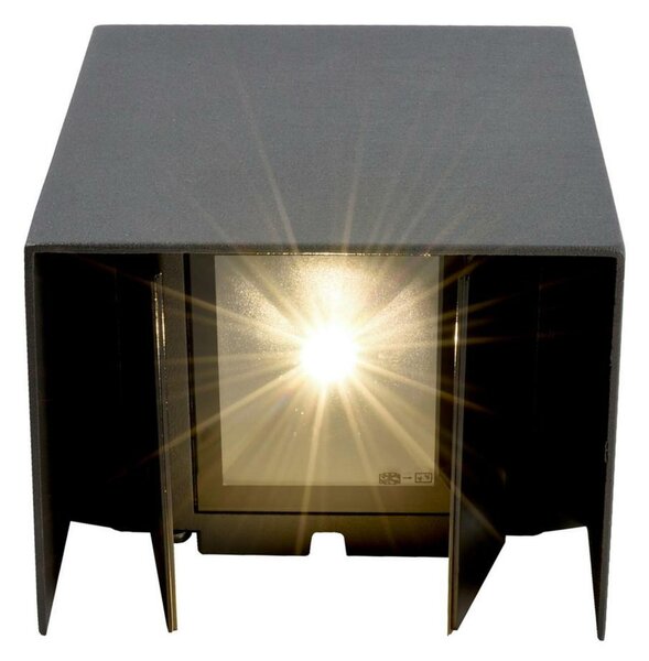 Deko-Light KapegoLED nástěnné přisazené svítidlo Arcturus II 220-240V AC/50-60Hz 6,00 W 3000 K 200 lm 140 mm tmavěšedá 731100