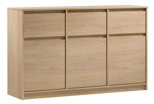 Komoda MIYABI 138x86x40 cm dub cremona