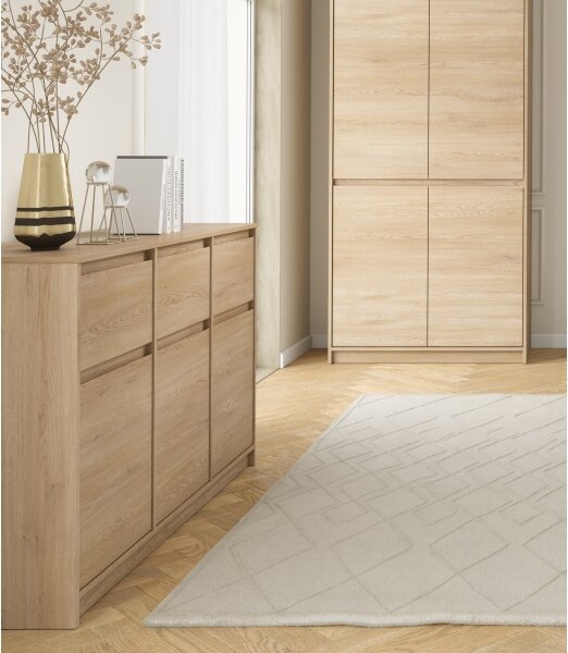 Komoda MIYABI 138x86x40 cm dub cremona