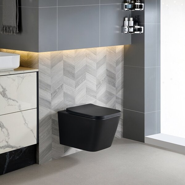 BPS-koupelny Podomítkový modul Geberit DuoFix s WC mísou RN-MTB-RIM-03 + ovládací tlačítko Delta 50 bílá